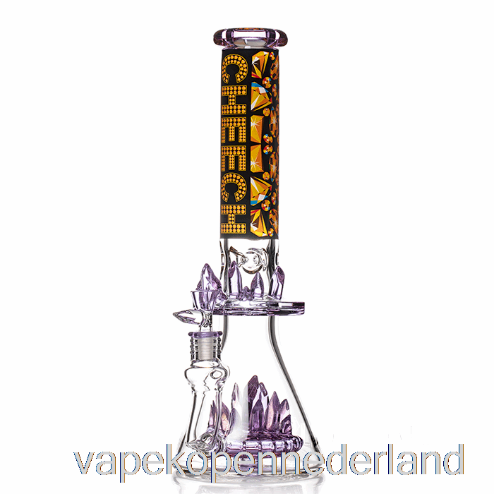 Elektronische Sigaret Vape Cheech Glas Weet Gewoon Dat We Bling Bling Bong Paars Schijnen